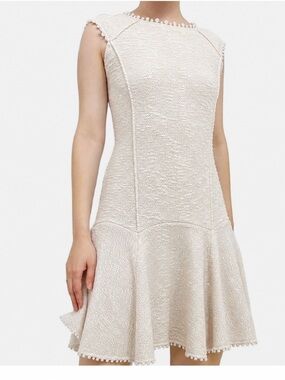 Rebecca Taylor Stretch Boucle Tweed Dress
